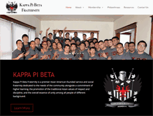 Tablet Screenshot of kappapibeta.org